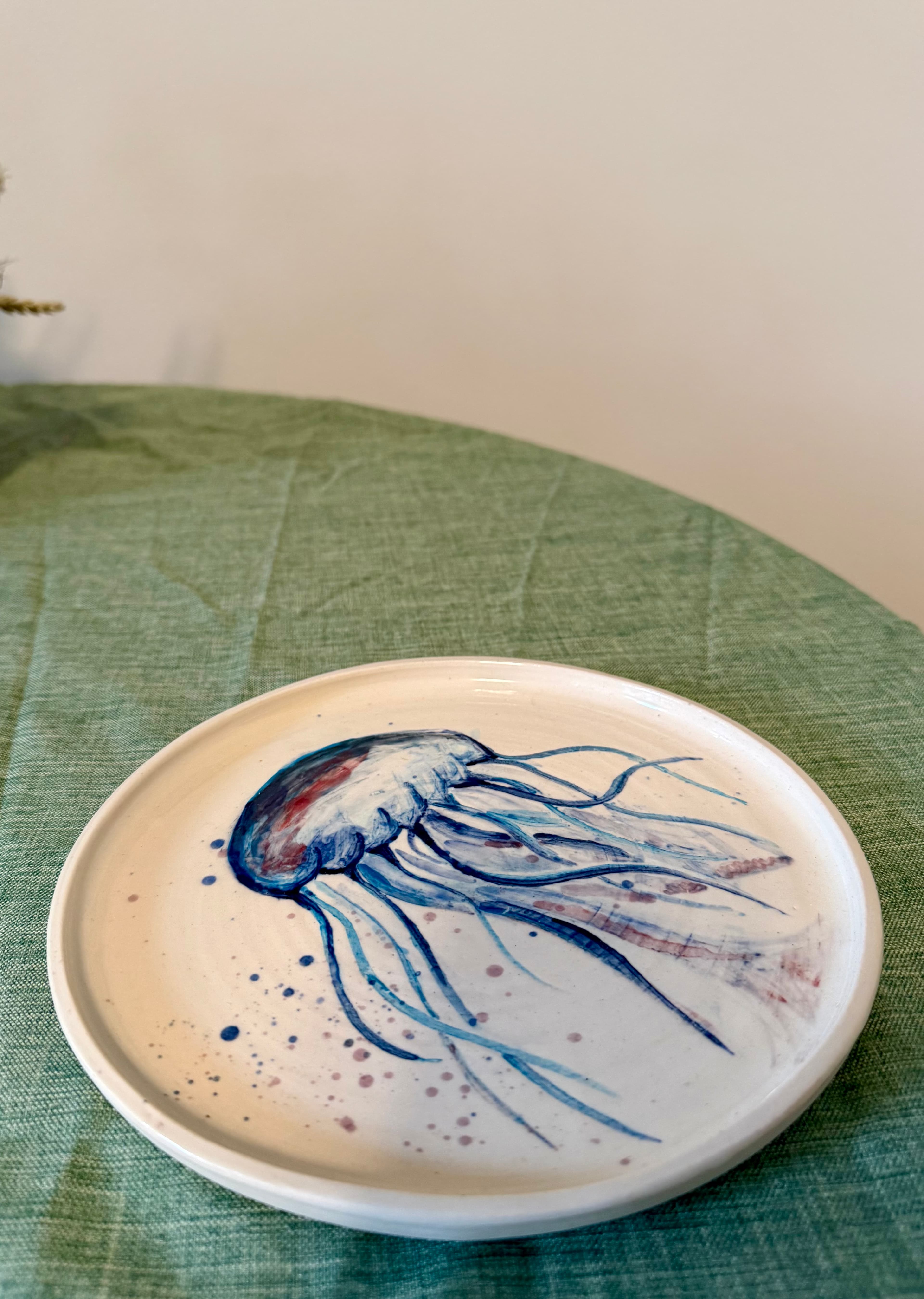 Jelly on plate